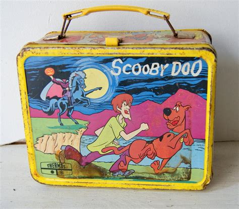 scooby doo metal lunch box metal|scooby doo tin lunch box.